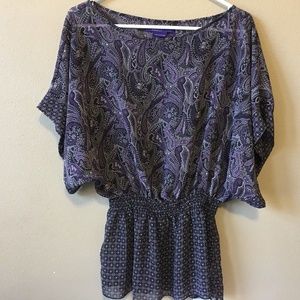 Miley Cyrus Max Azria Sheer Blouse